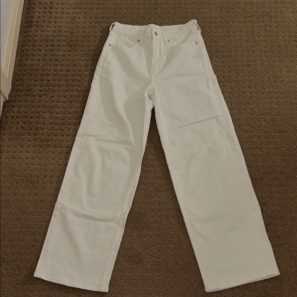 Old Navy Women's White Flare Jeans